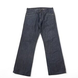 Monarchy Denim Jeans Mens 31 x 29 Straight Dark Blue Cotton‎